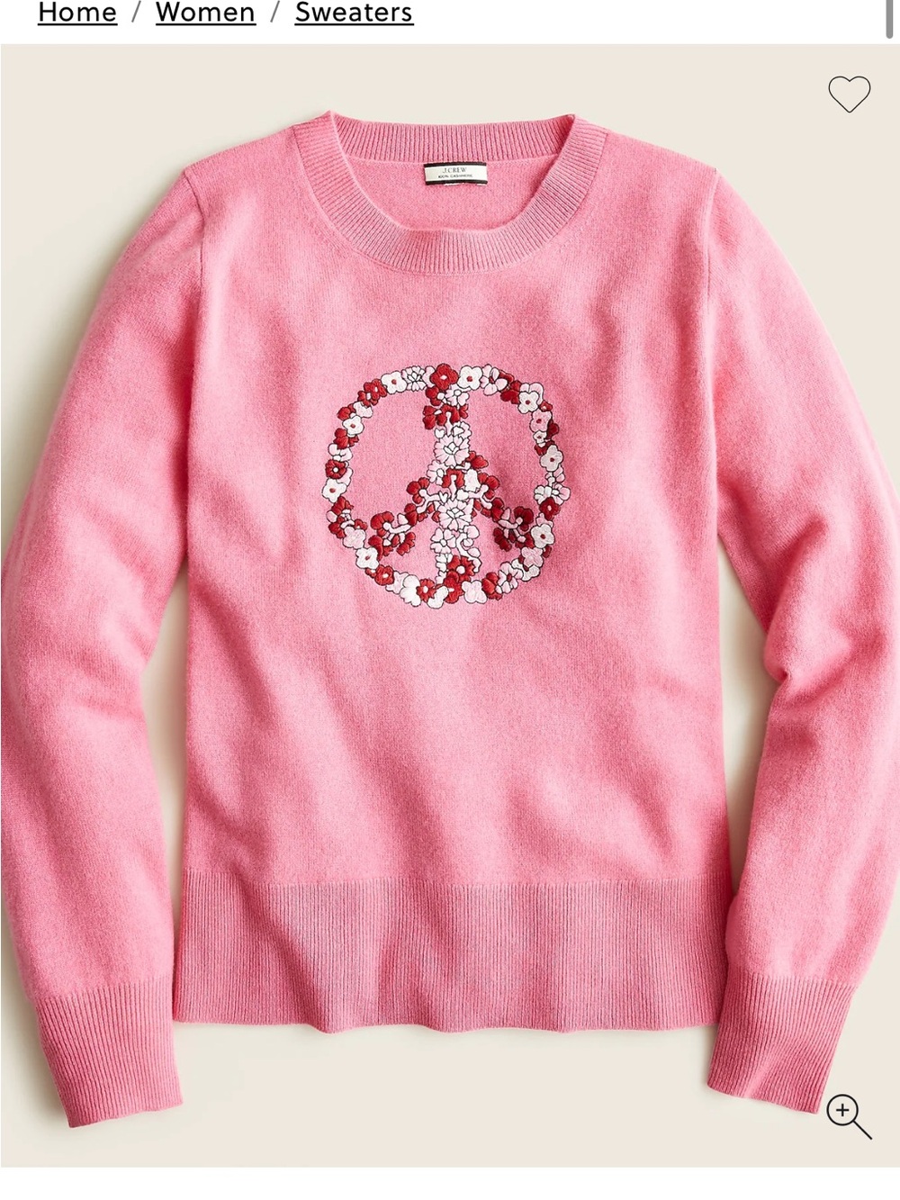 Pink Cashmere Sweater